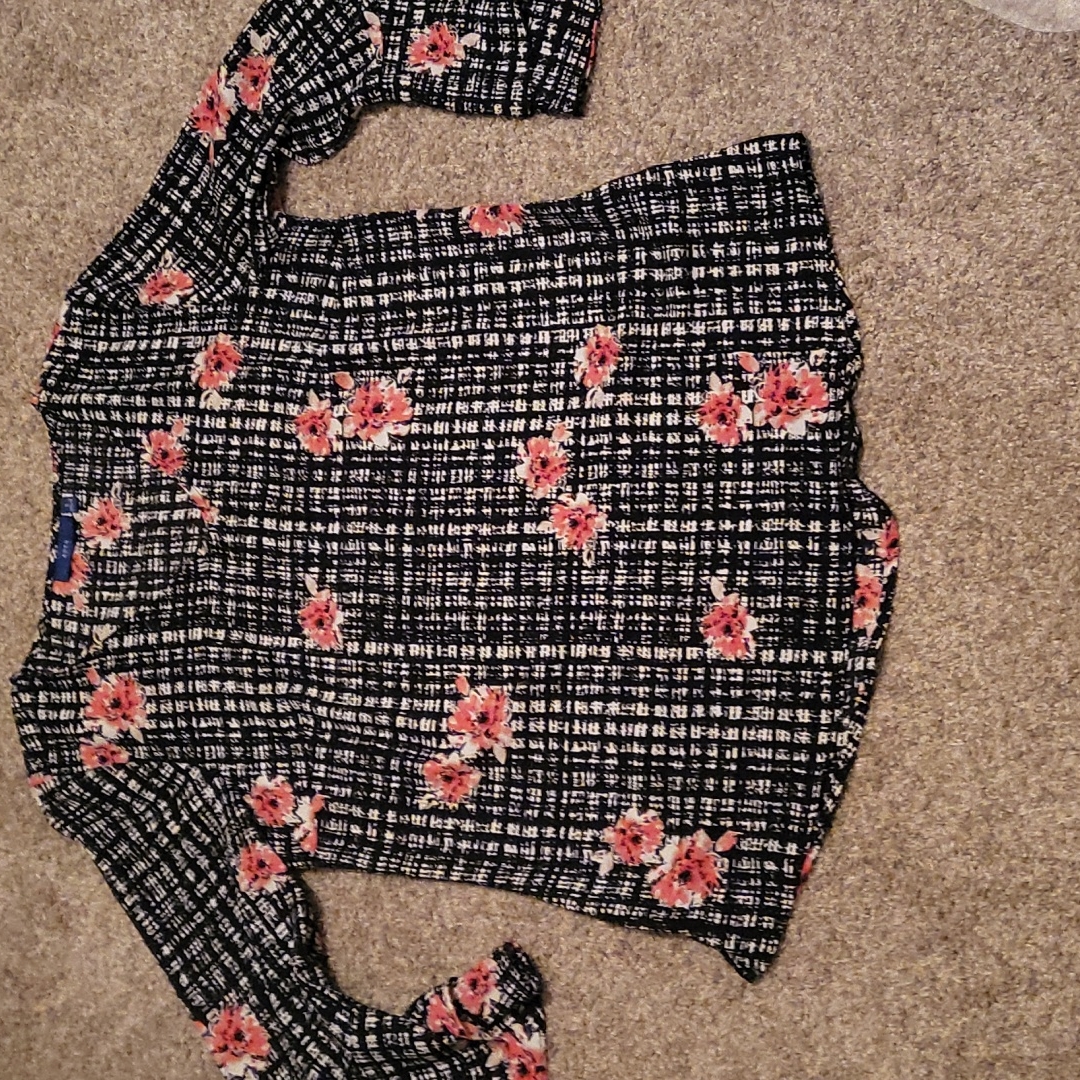 Cute Dress Shirt With Bell Sleeves